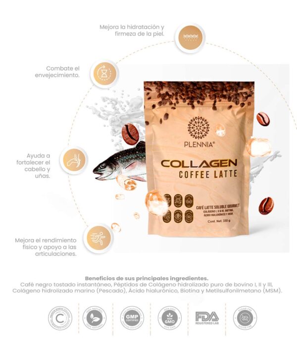 COLLAGEN COFFEE LATTE PLENNIA